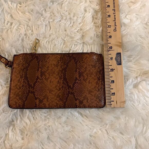 Brighton Wristlet/bag.  Brown reptile print.  NWOT - Picture 4 of 7